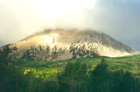 Mt. Peale from the east